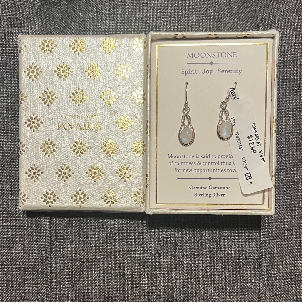 Moonstone Sterling Silver Earrings